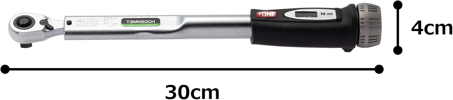 Detalle 1 de トネ(TONE) T3MN50CH-QL プレセット形トルクレンチ 9.5mm差込角・最大50N・m