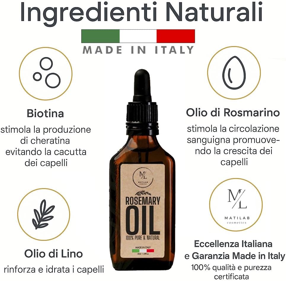 Thumbnail 6 de Olio di rosmarino capelli 100% vegetale