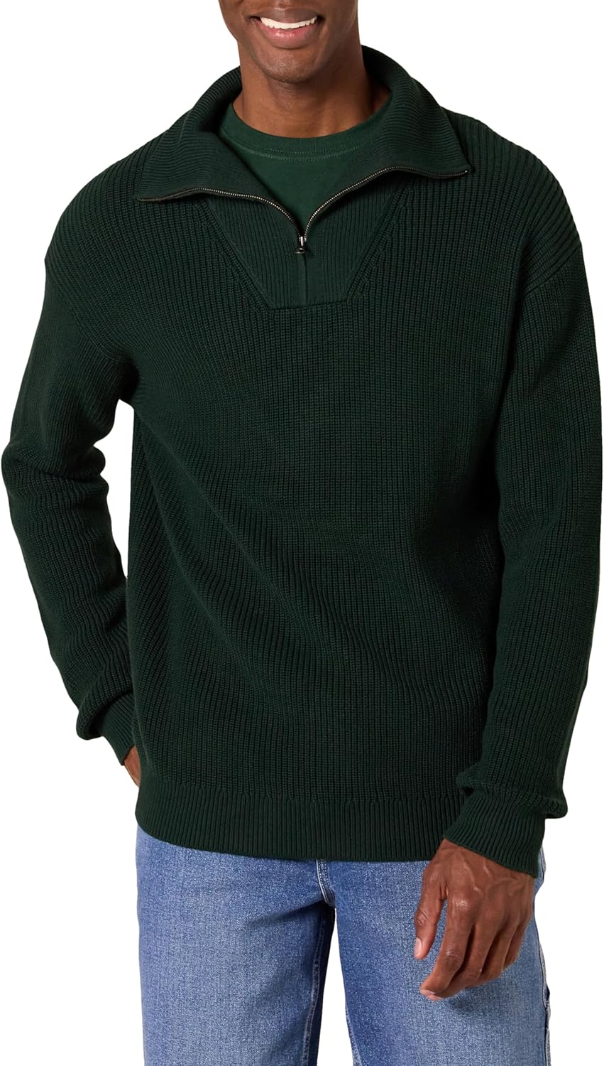 Thumbnail 6 de Amazon Essentials Rippstrickpullover mit Reißverschluss