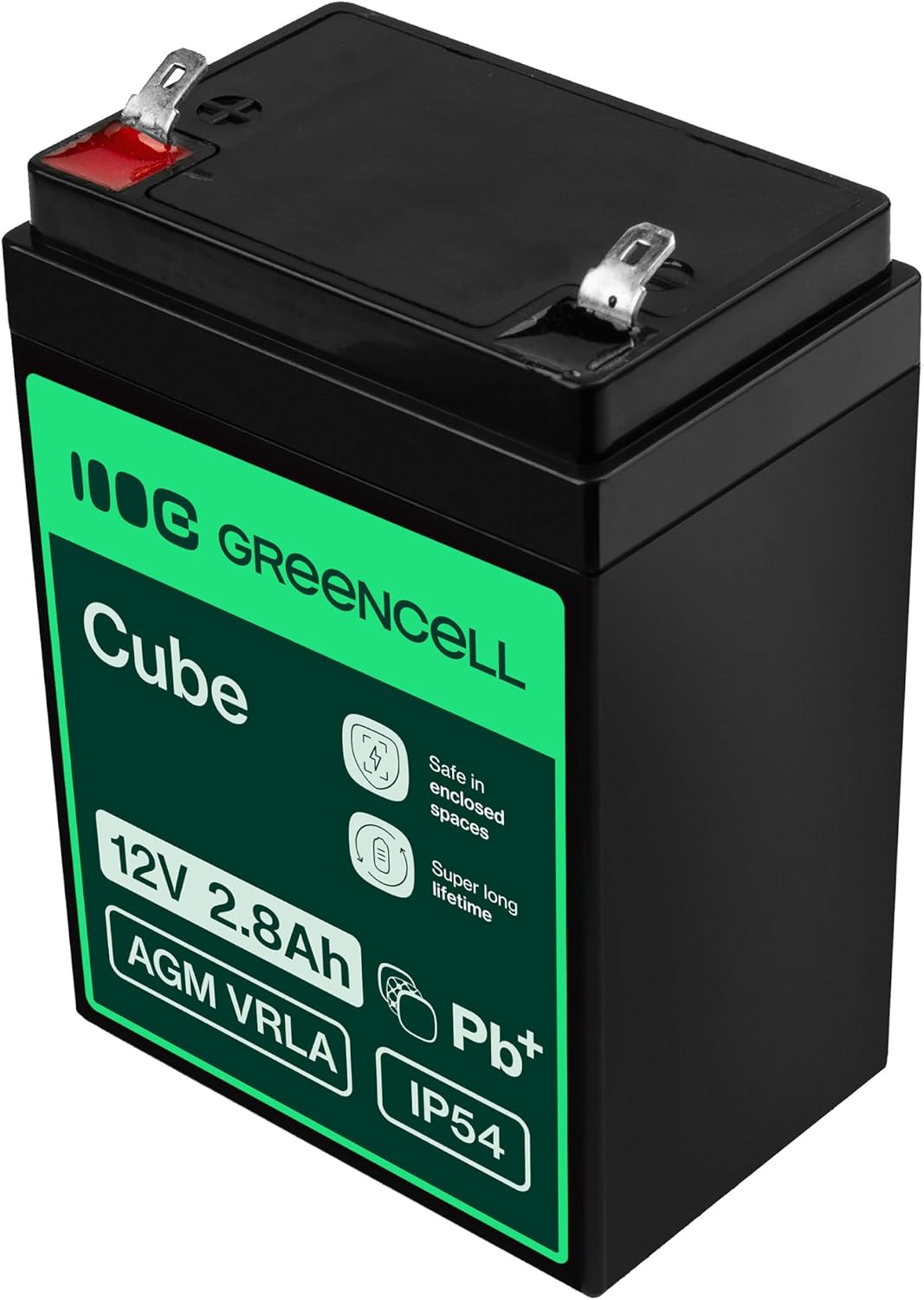 Detalle de GreenCell Batteria AGM 12V 7Ah VRLA esente da manutenzione per UPS, allarmi e sistemi di emergenza