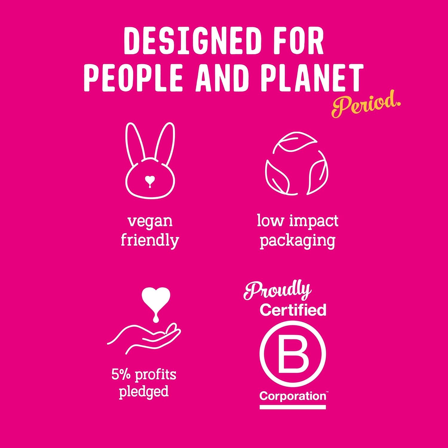 Thumbnail 4 de Flo Day Menstrual Pads (88 Pack) – Regular Flow, Winged & Ultra-Thin, Bamboo, Vegan & Cruelty-Free
