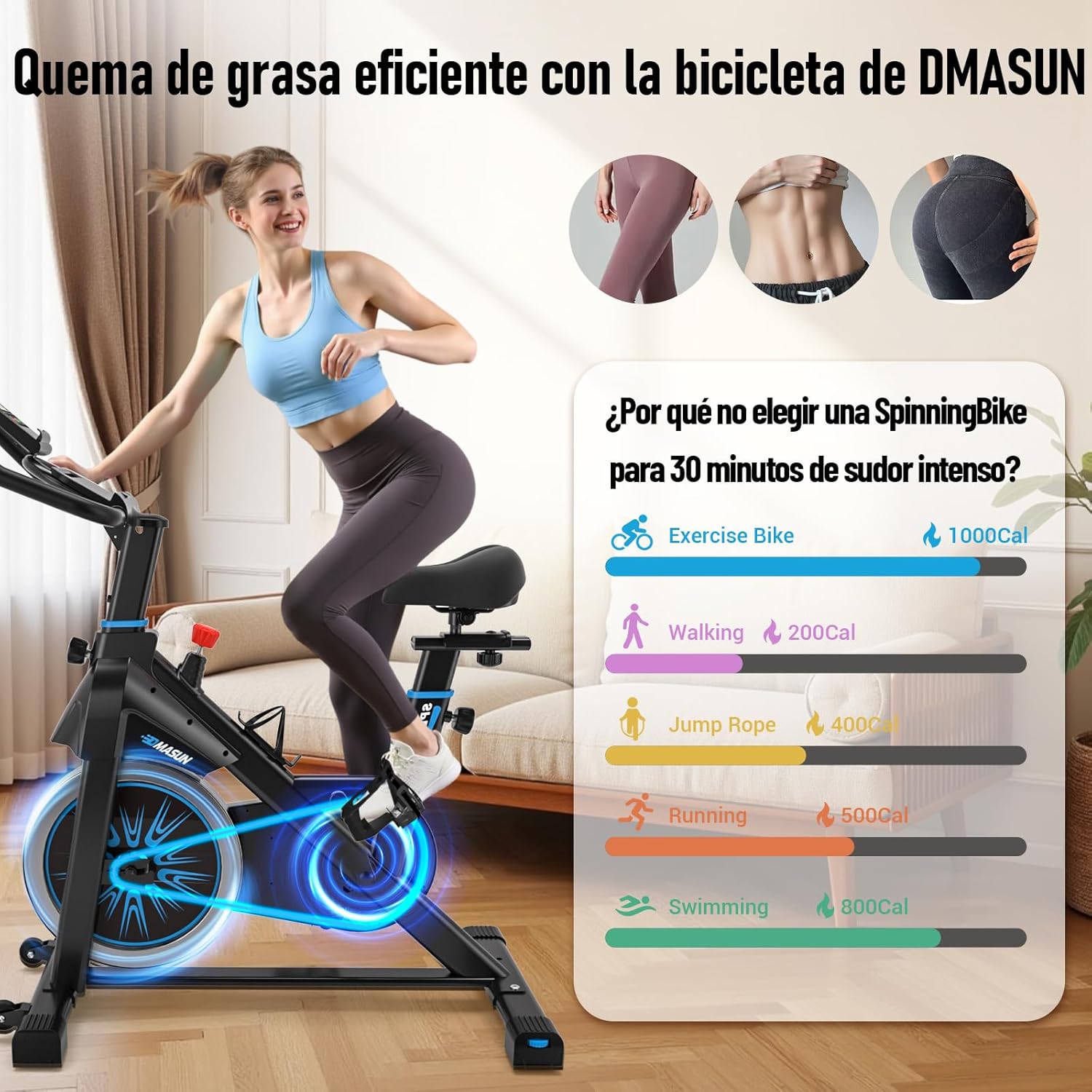 Thumbnail 3 de DMASUN Bicicleta Estática 180 kg
