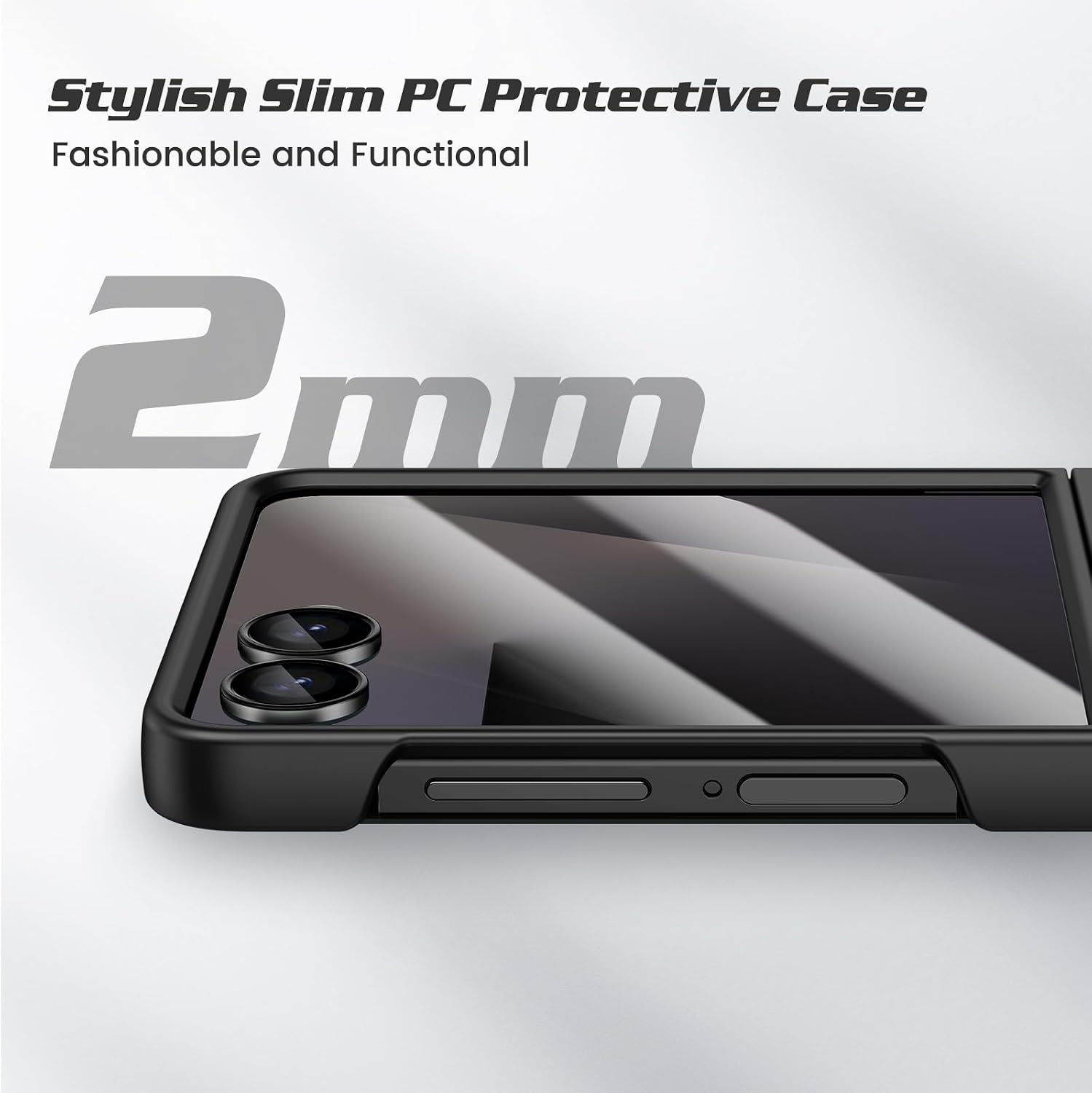 Thumbnail 4 de Doeshine Ultra Slim Case for Samsung Galaxy Z Flip 7 with Built-in Screen Protector