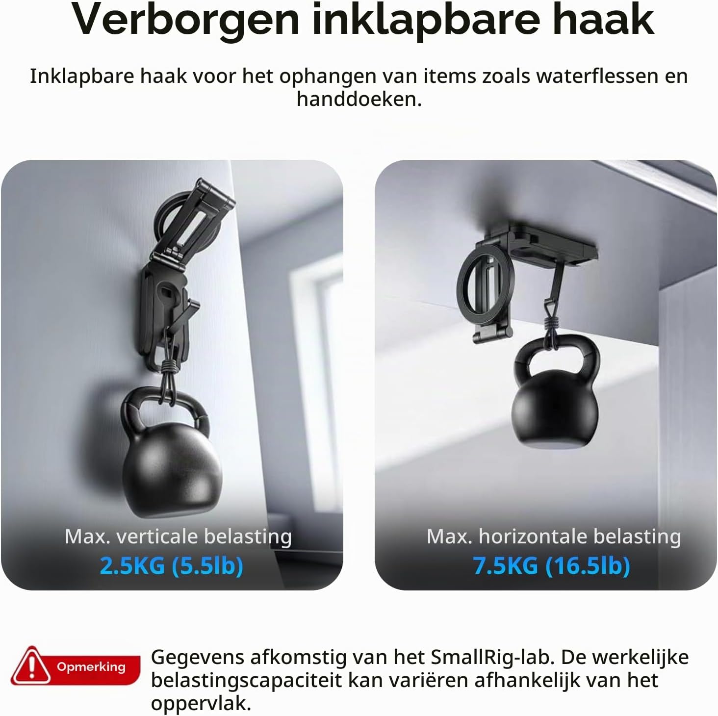 Thumbnail 5 de SMALLRIG FS-A1 6515 opvouwbare telefoonhouder met 360° draaibare standaard