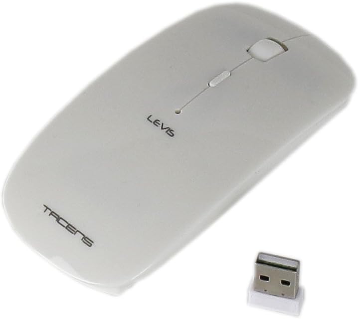 Thumbnail 2 de Tacens Levis Combo V2 RF Wireless Metallisch (weiß) – ultraflaches Tastatur‑Maus‑Set mit 2,4G Funk