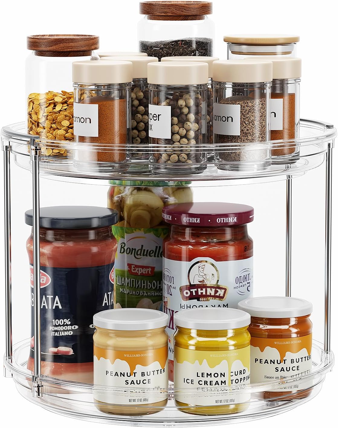 Detalle de LAMU 2 Tier Lazy Susan 9.25'' 🧂