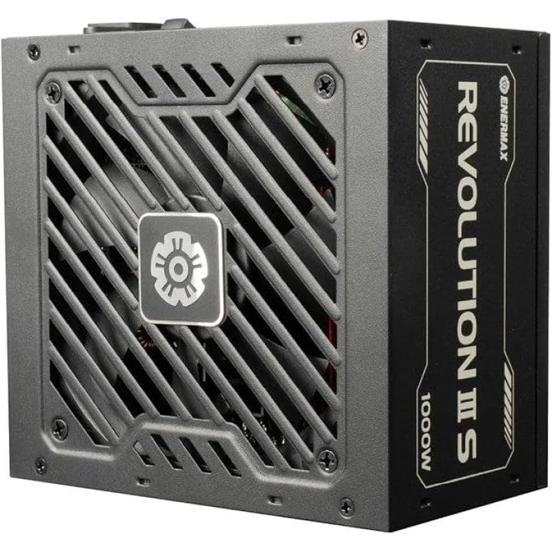 Detalle de Enermax Revolution III S 1000W: fuente de alimentación ATX 3.1 80+ Platinum, modular