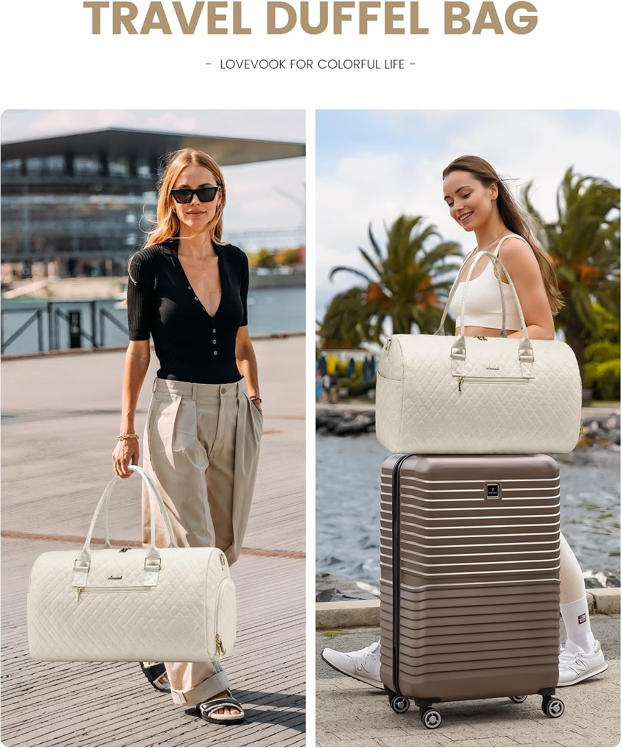 Thumbnail 5 de LOVEVOOK Reisetasche 45L Weekender für Damen