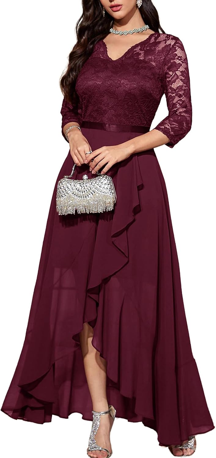 Detalle de Bbonlinedress Abendkleid Spitzen Chiffon