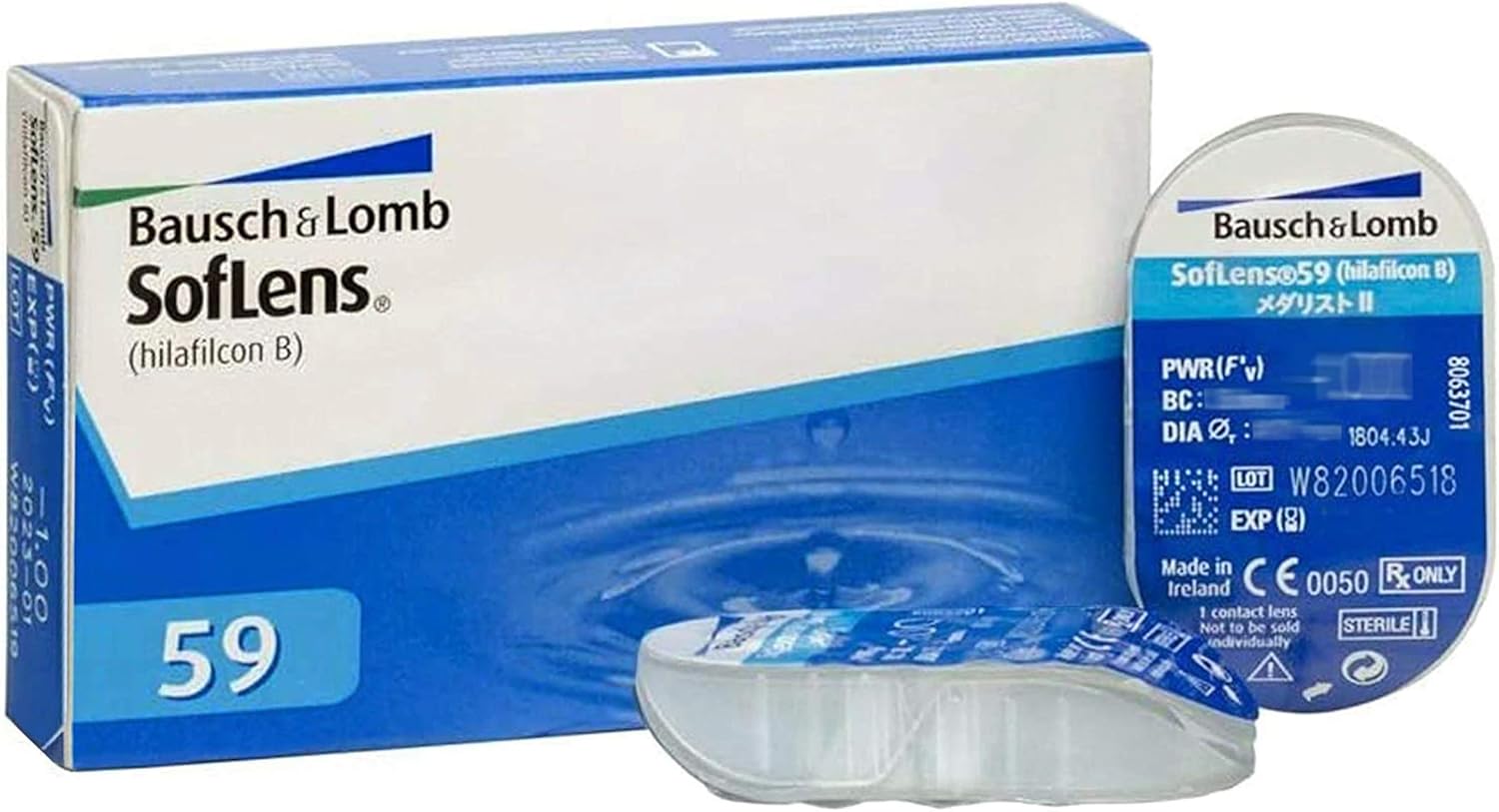 Detalle de SofLens 59 BAUSCH + LOMB - Lentillas mensuales