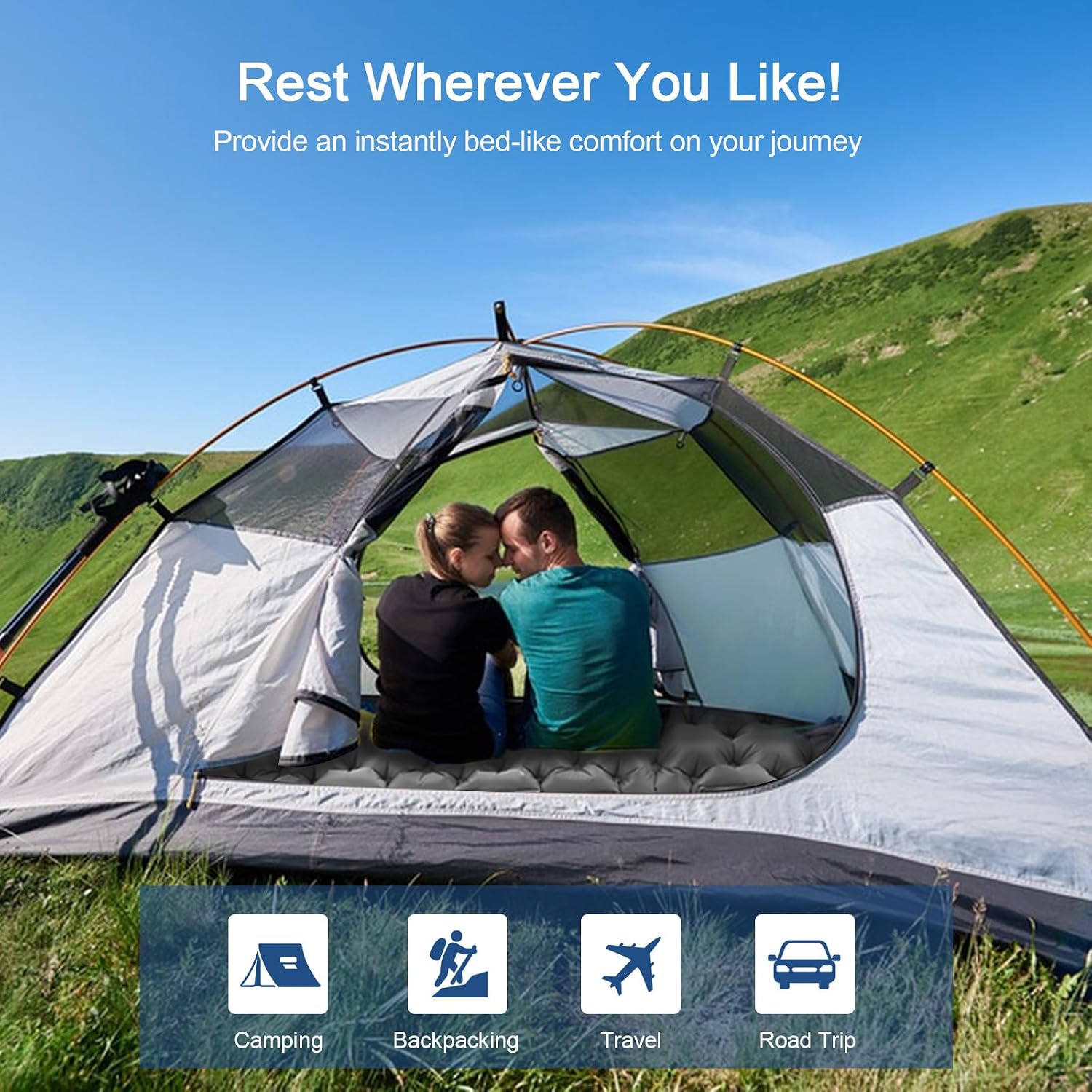 Thumbnail 5 de HiiPeak Sleeping Pad Ultralight Camping Mat