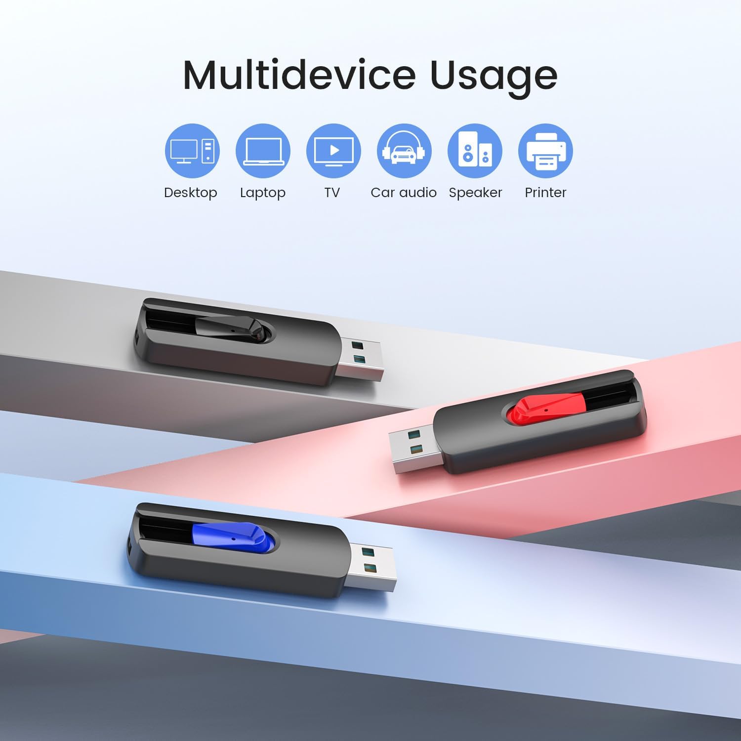 Detalle de Vansuny USB Stick 64GB USB 3.0 – 3er Pack