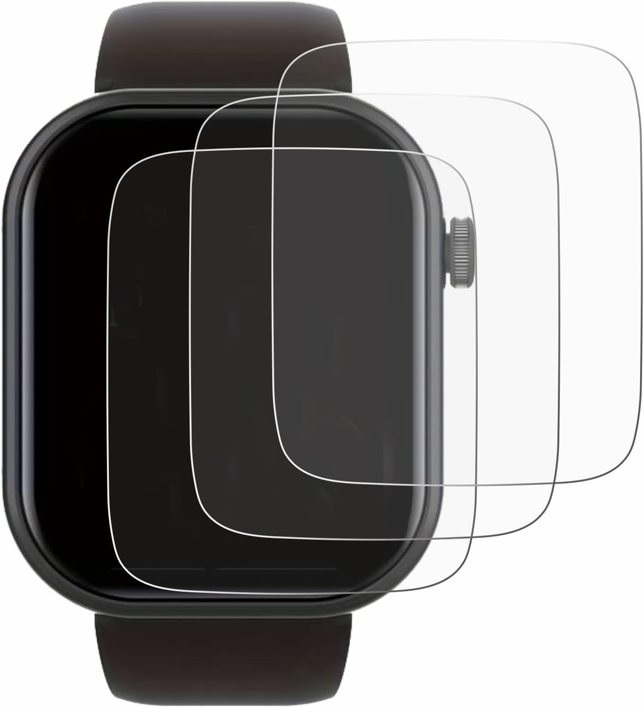 Thumbnail 1 de Savvies 6 Pack Screen Protector for 1.8" Smartwatch IDW13/IDW15/IDW19