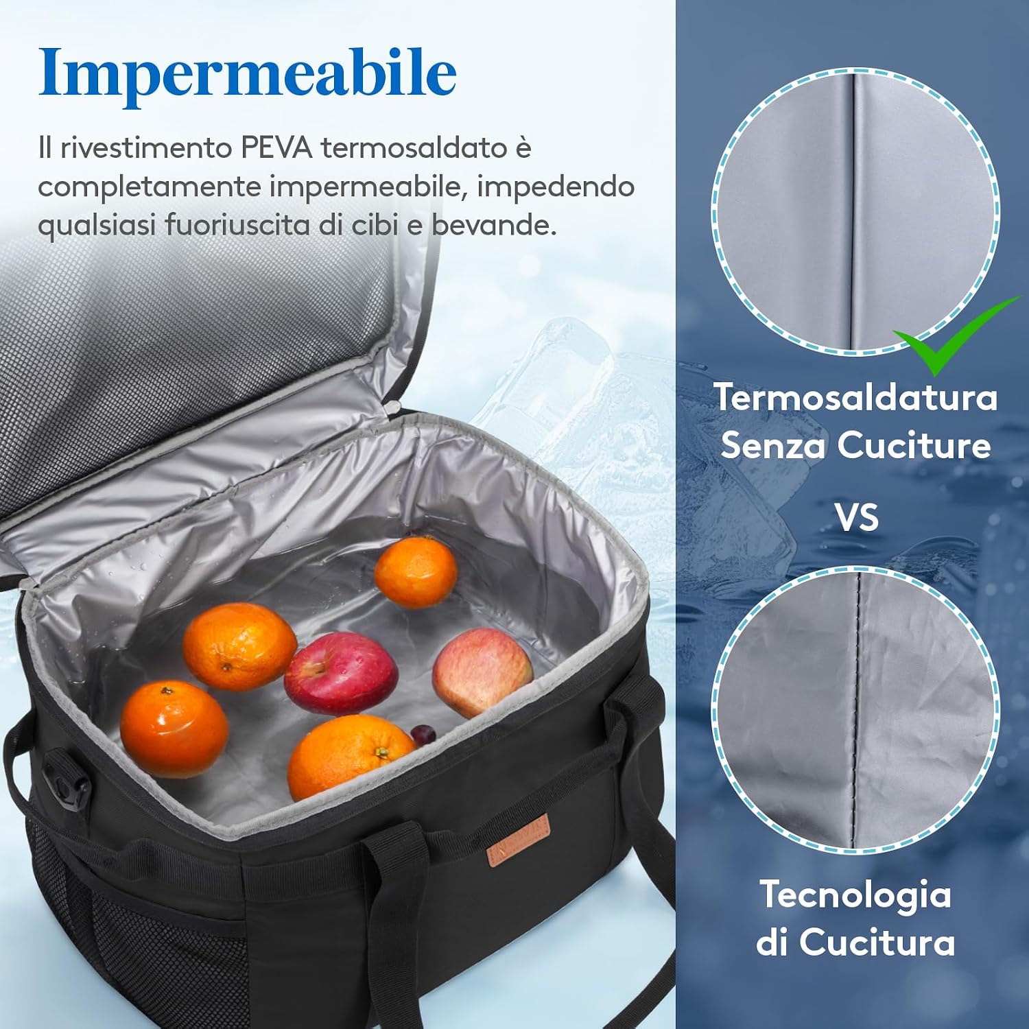 Thumbnail 3 de Lifewit Borsa Termica 30L per pranzo e picnic, grande cooler bag portatile impermeabile