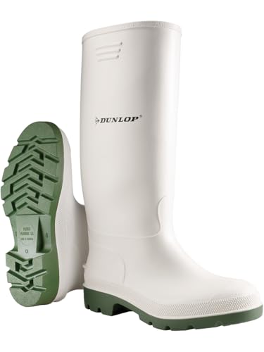 Thumbnail 7 de DUNLOP Pricemastor Classic Wellies, Waterproof PVC, White, UK 2.5