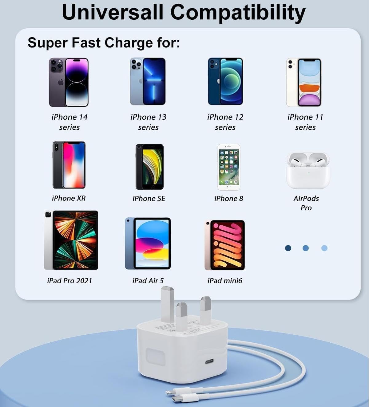 Thumbnail 5 de Apple iPhone 20W Fast Charger 2-pack with 2m cable