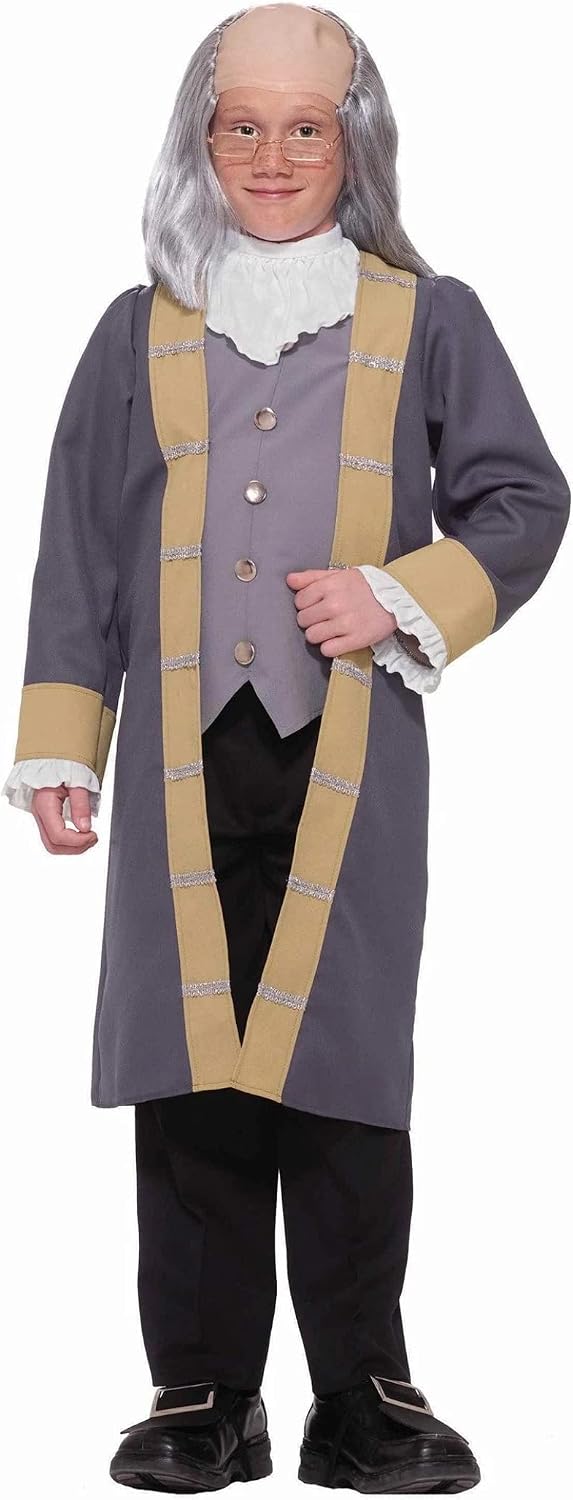 Detalle de Rubies Kids Benjamin Franklin Costume, Medium