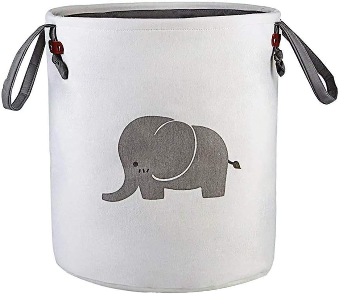 Detalle 2 de JIUJ Storage Baskets: Cotton Foldable Square Home Organizer Bin (Lion)