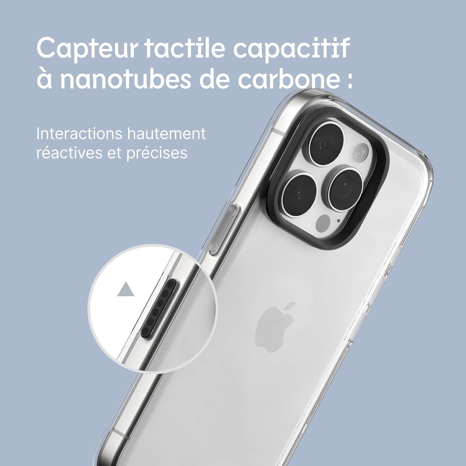 Thumbnail 5 de RhinoShield Coque Clear avec bouton de contrôle caméra pour iPhone 16 – Transparence élevée et protection anti-chute