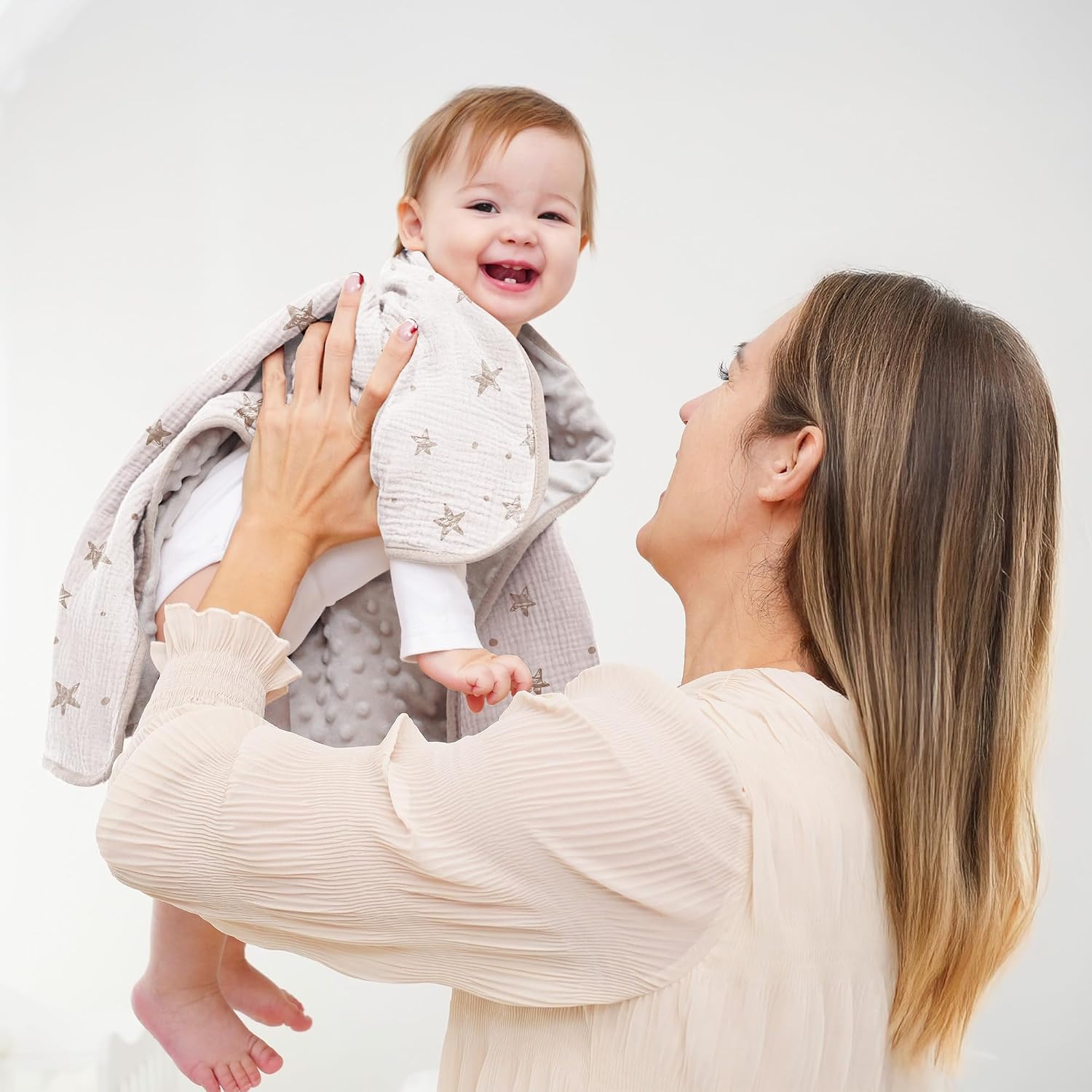 Thumbnail 1 de Susurration Babydecke Baumwolle 75x100 cm Cream Star
