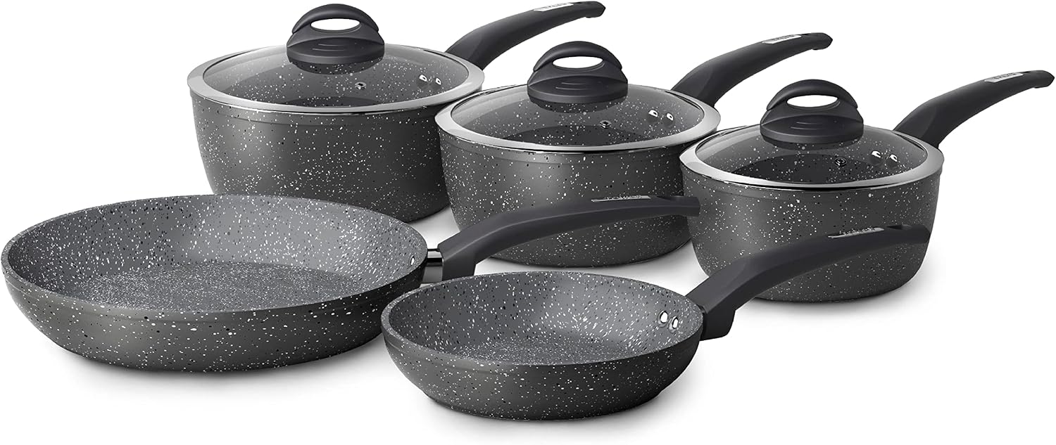Detalle de Tower Cerastone T81276 5-piece pan set