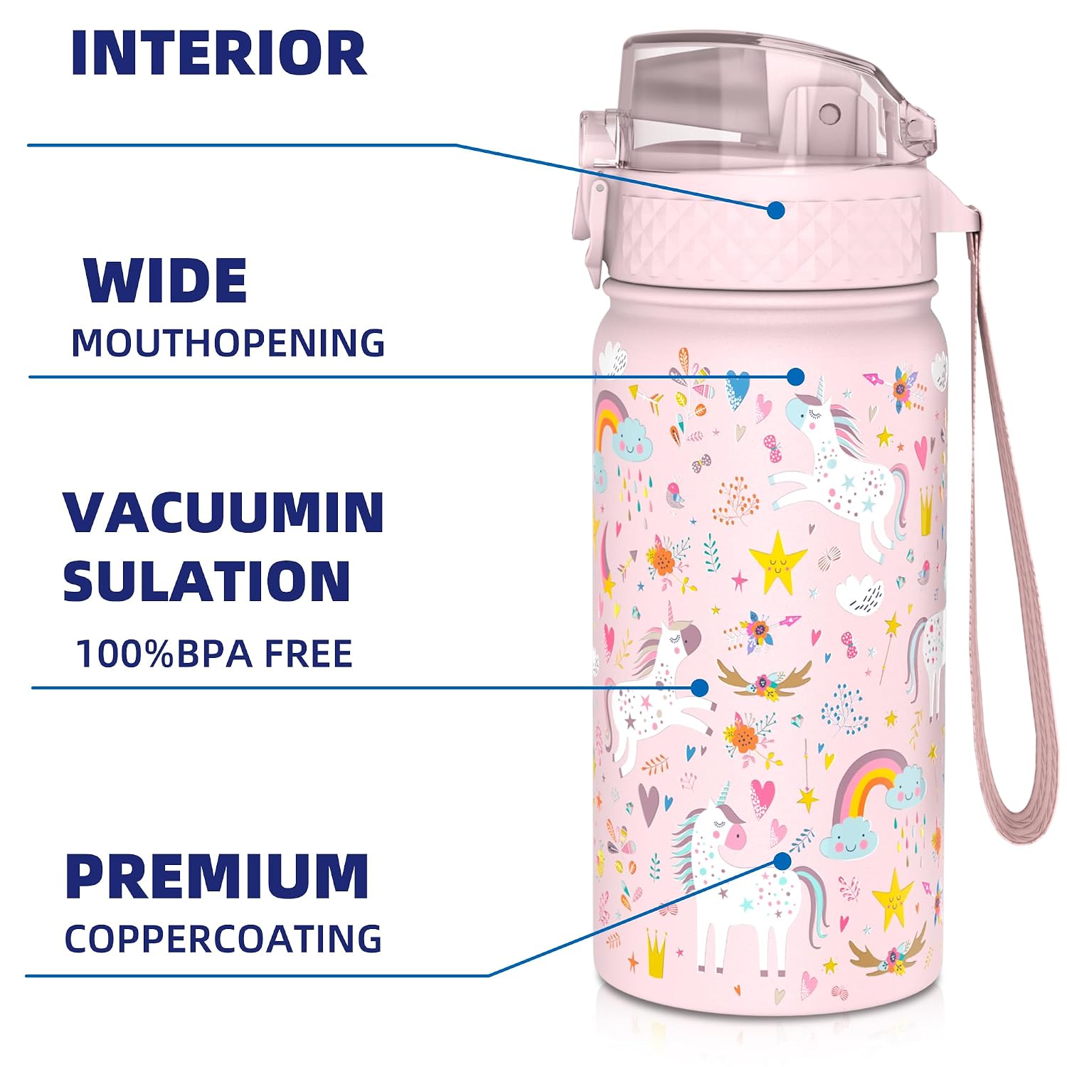Detalle 2 de GOPPUS Trinkflasche Kinder 550 ml