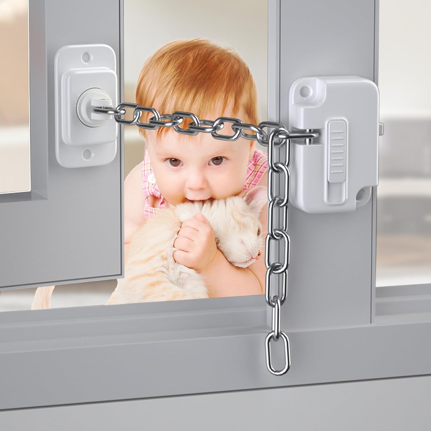 Detalle de 2 Pack UPVC Window Locks for Safety
