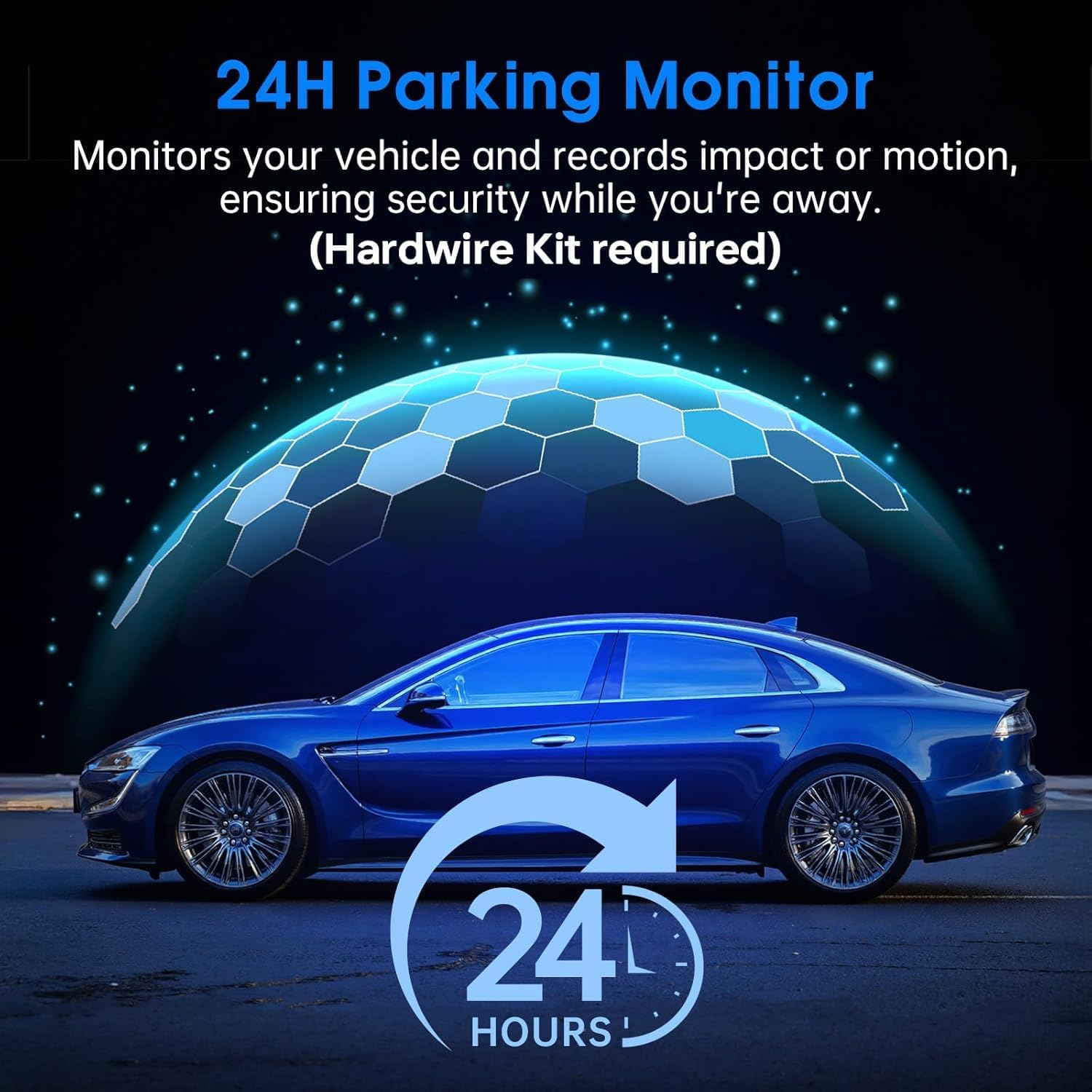 Thumbnail 5 de Dash Cam Front and Rear, 2.5K QHD Dual Dash Camera for Cars – Night Vision, 160° Wide, 64GB Included