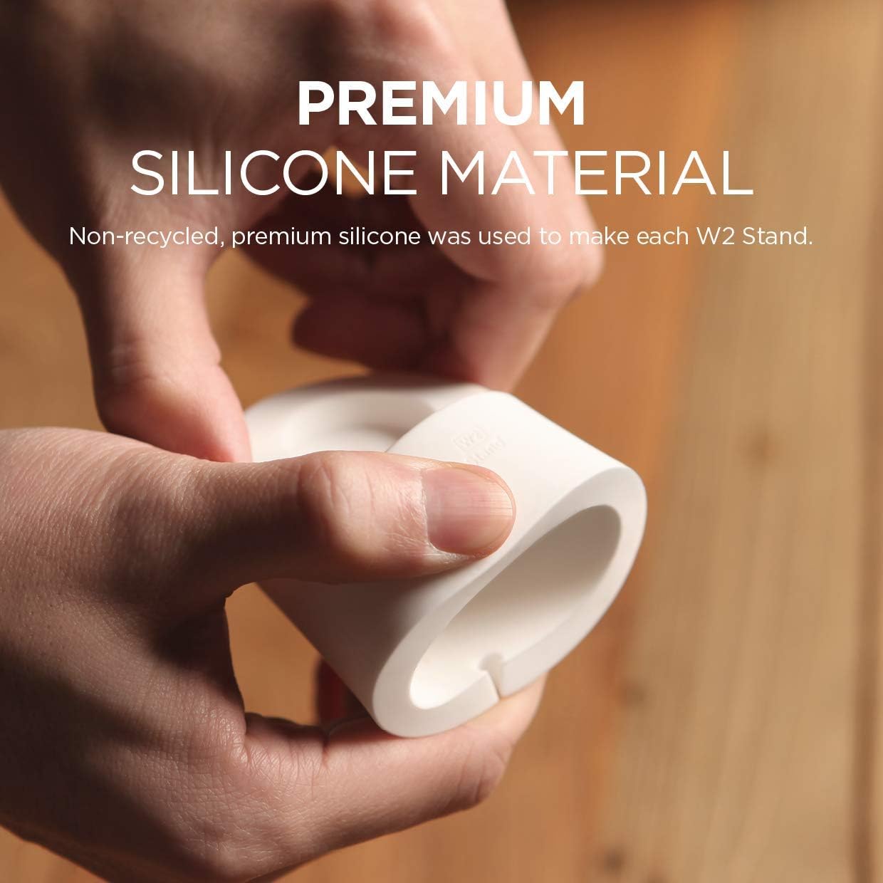 Thumbnail 6 de elago W2 Charger Stand for Apple Watch (Nightstand Mode) – White, 49/46/45/44/42/41/40/38mm – Cable not included