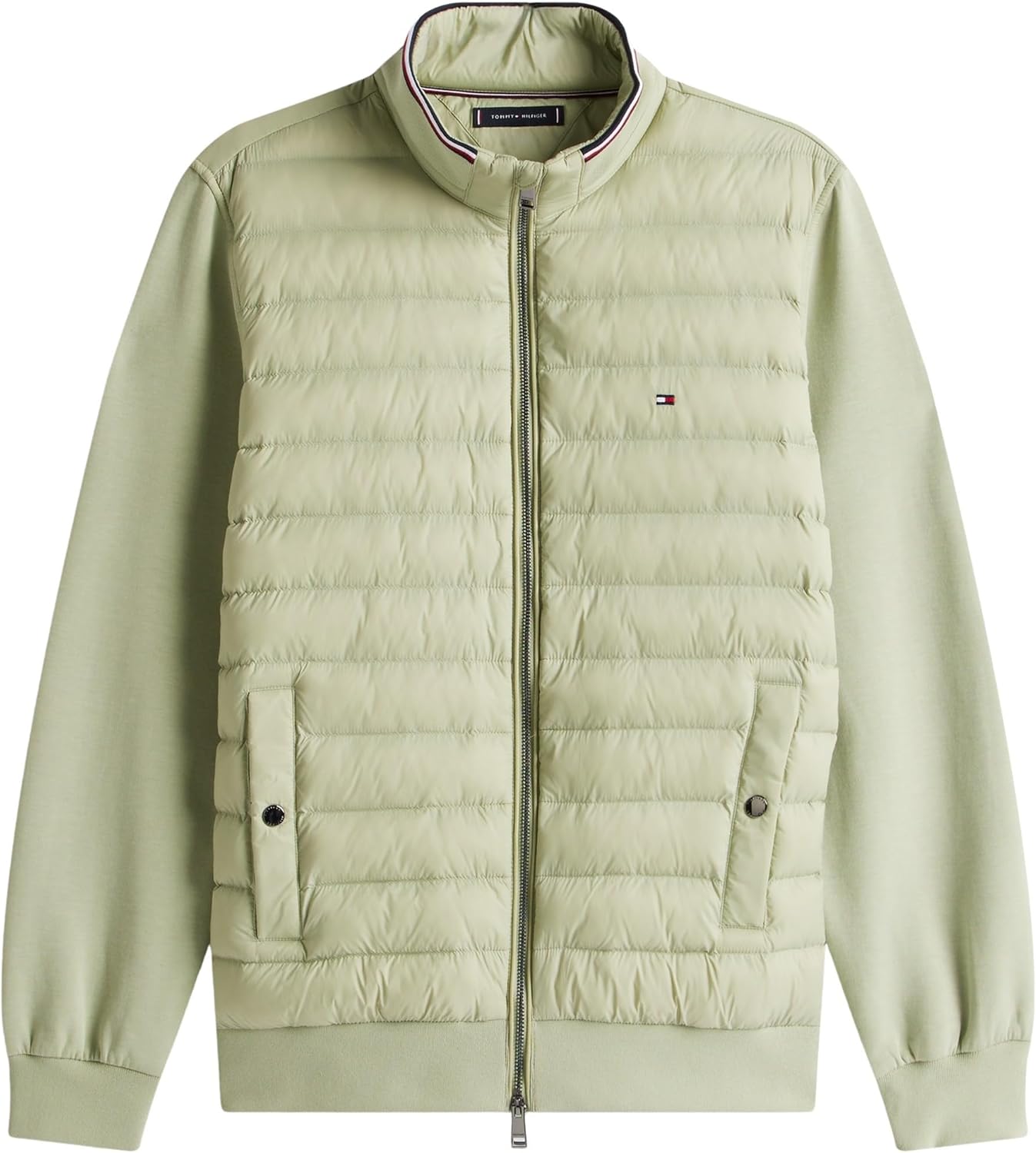 Thumbnail 3 de Tommy Hilfiger Sweat avec Fermeture Éclair Homme Mix Media Stand Collar