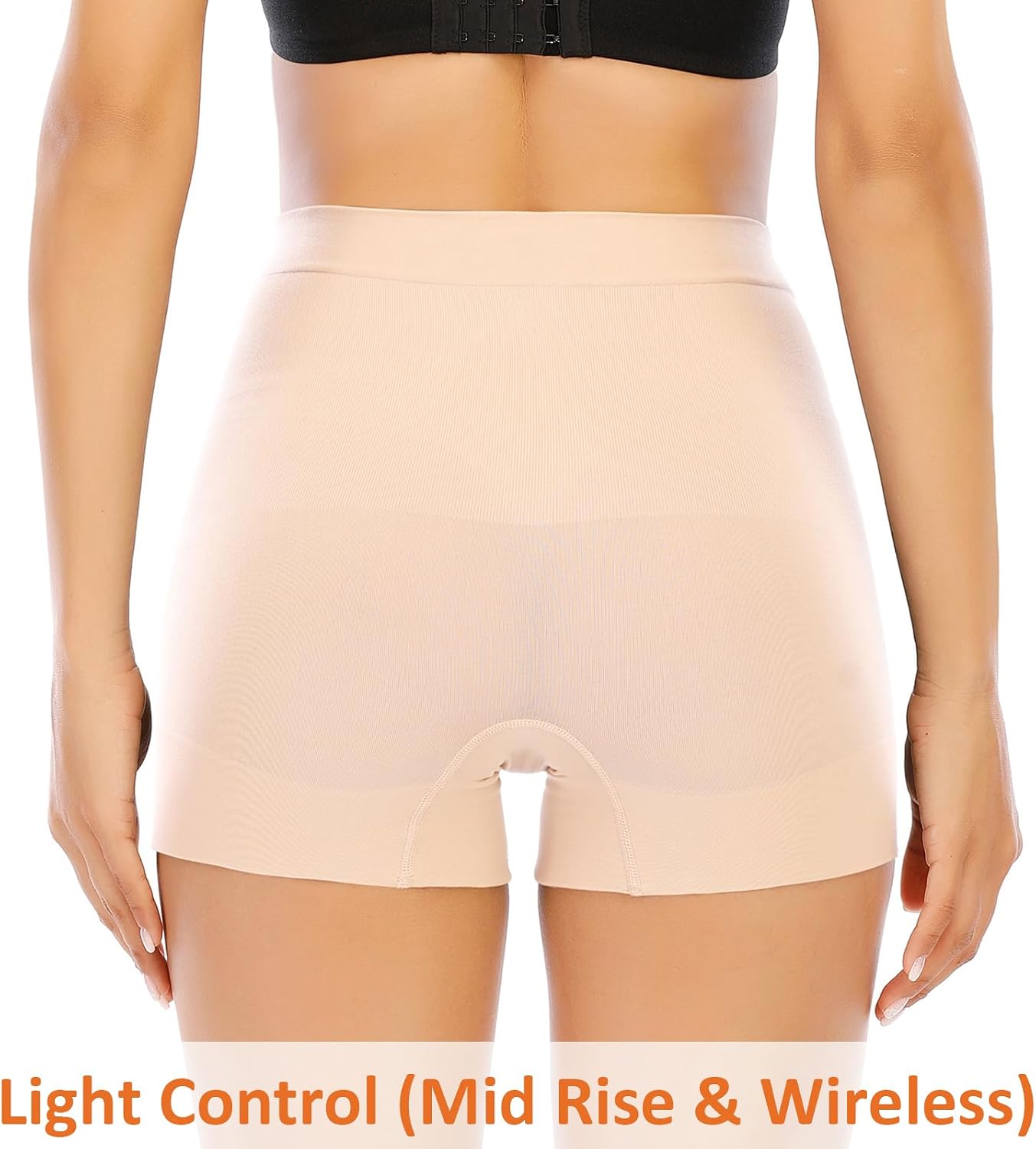 Thumbnail 1 de Womens Seamless Shaping Boyshorts Panties: Light to Medium Waist Control, No-Dig Comfort
