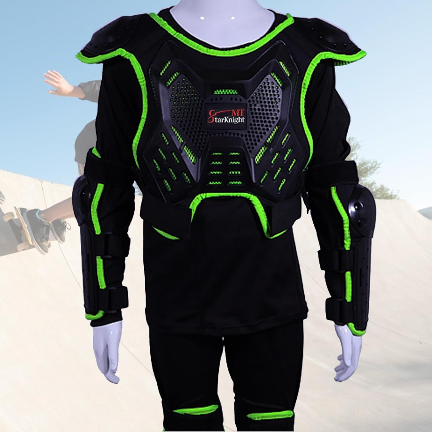 Thumbnail 6 de StarknightMT AAX043-clothes Kids Motocross Gear with PE Shell and EVA Foam