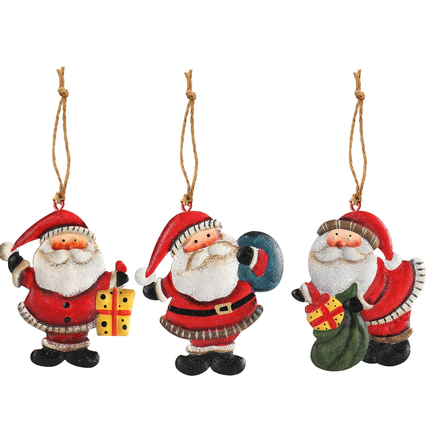 Thumbnail 6 de COM-FOUR® 6X pendentifs métal 🎄