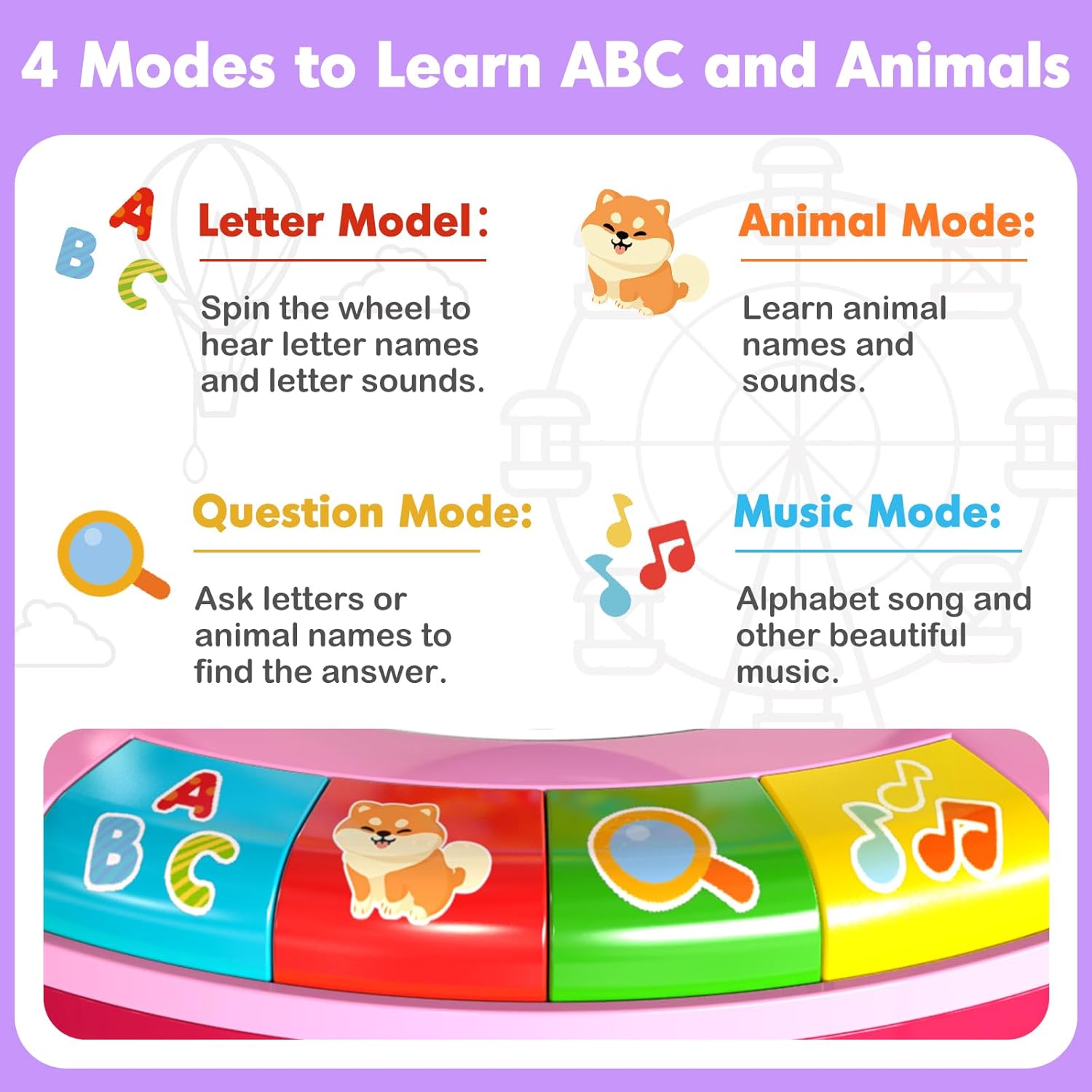 Detalle 1 de Spin & Sing Alphabet Zoo for Toddlers