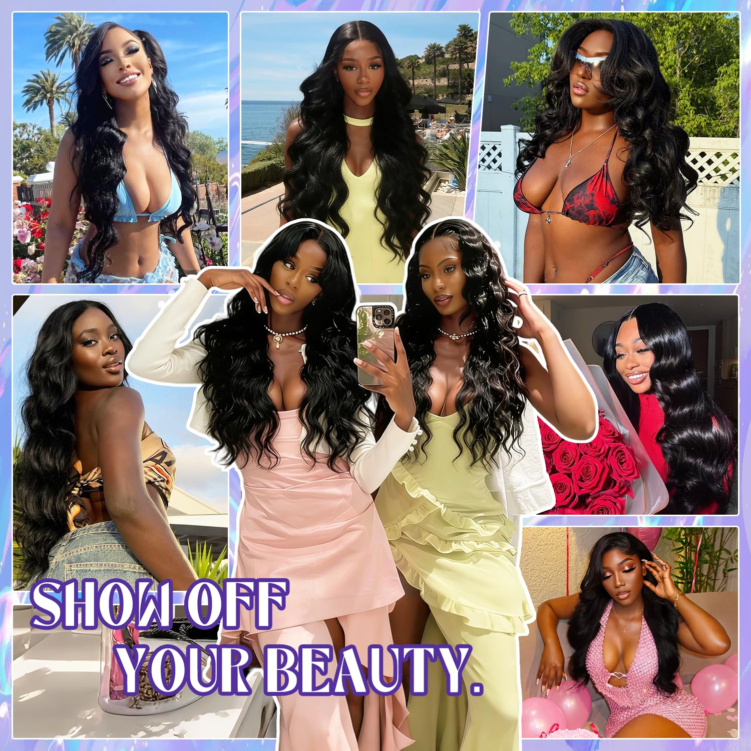 Thumbnail 4 de 30 Inch 13x6 Lace Front Wig | Body Wave, 180% Density, Glueless HD Swiss Lace, Virgin Brazilian Hair