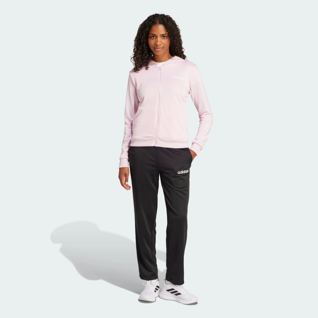 Detalle de Adidas Chándal Essentials Linear Rosa