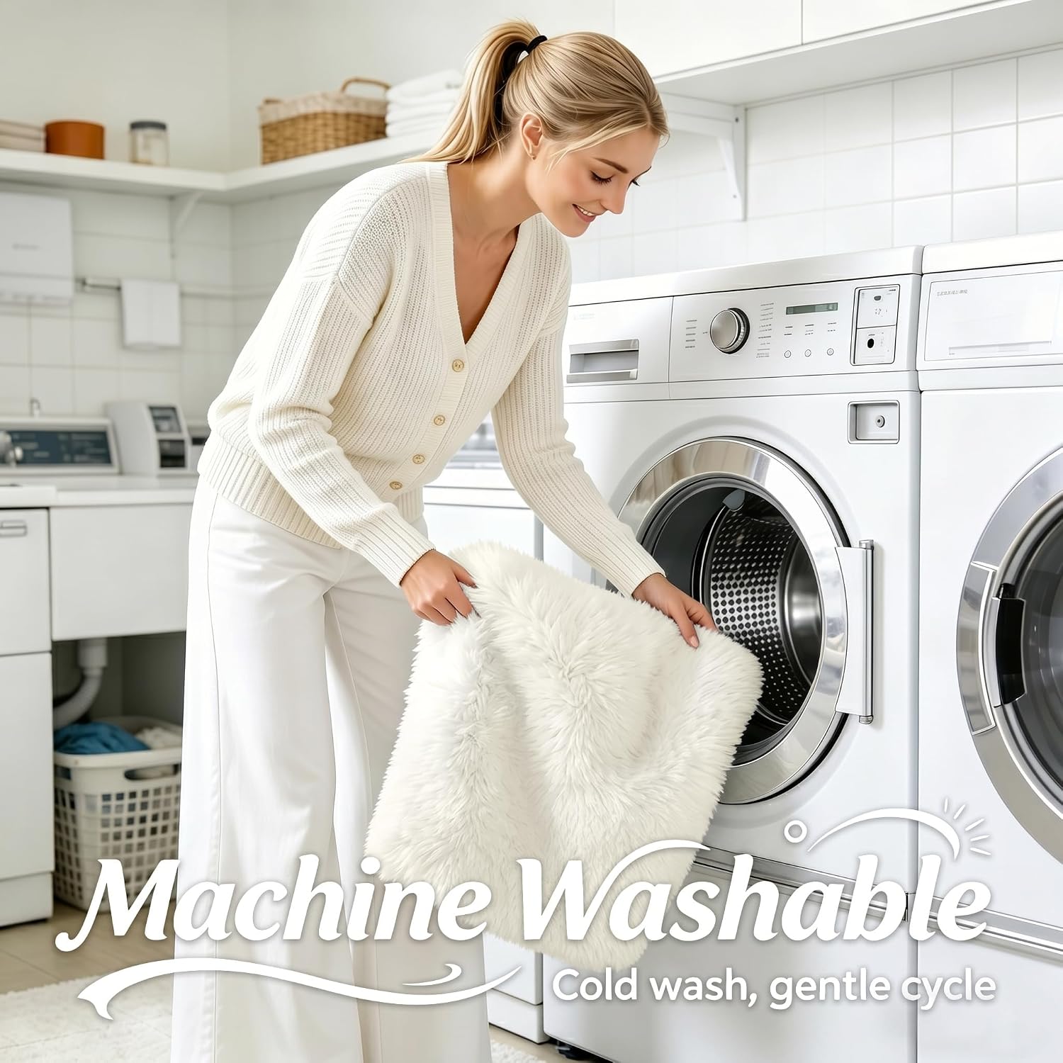Detalle 2 de OLANLY 9x12 Machine Washable Rug 🏠