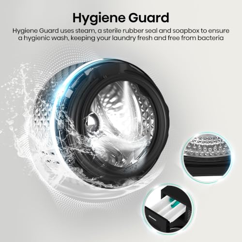 Thumbnail 12 de Hisense WF1I1142BBL 11kg Freestanding Washing Machine
