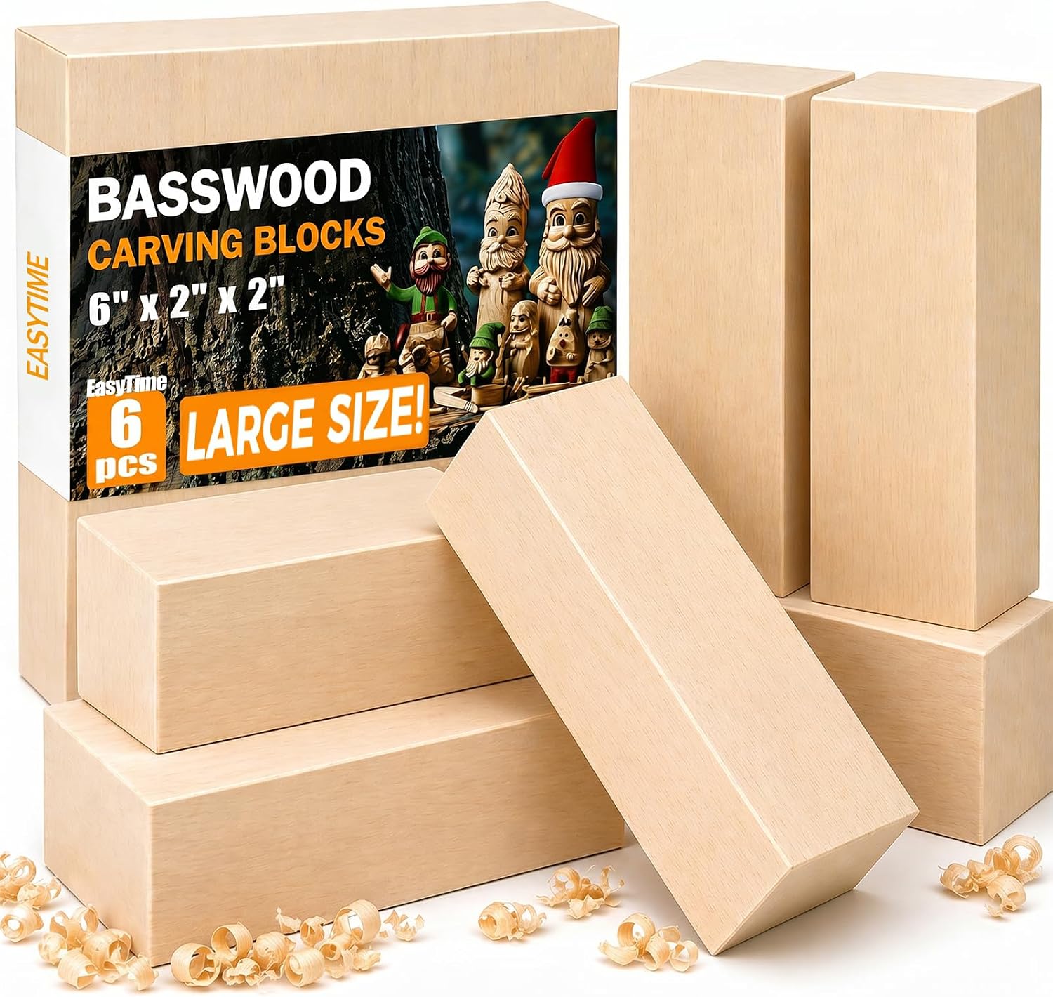 Thumbnail 6 de Basswood Carving Blocks 3 sizes