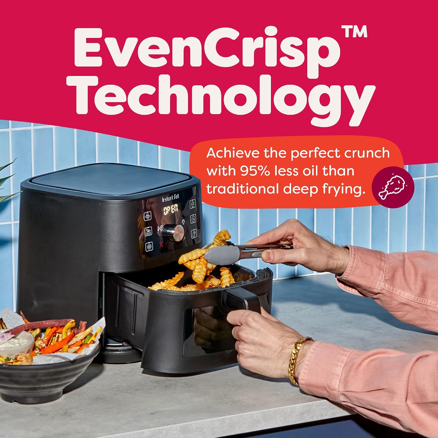 Thumbnail 5 de Instant Pot 4Qt Vortex mini air fryer