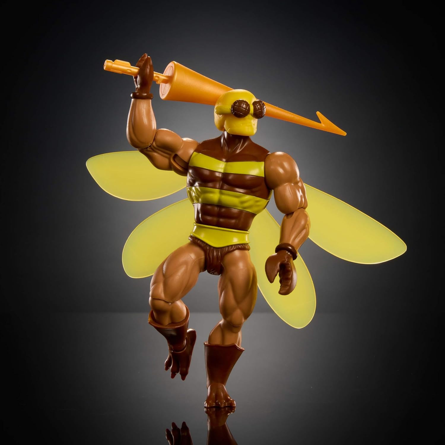 Detalle 2 de Masters of the Universe Origins Buzz-Off Figura de Acción 🐝 14cm JBM88
