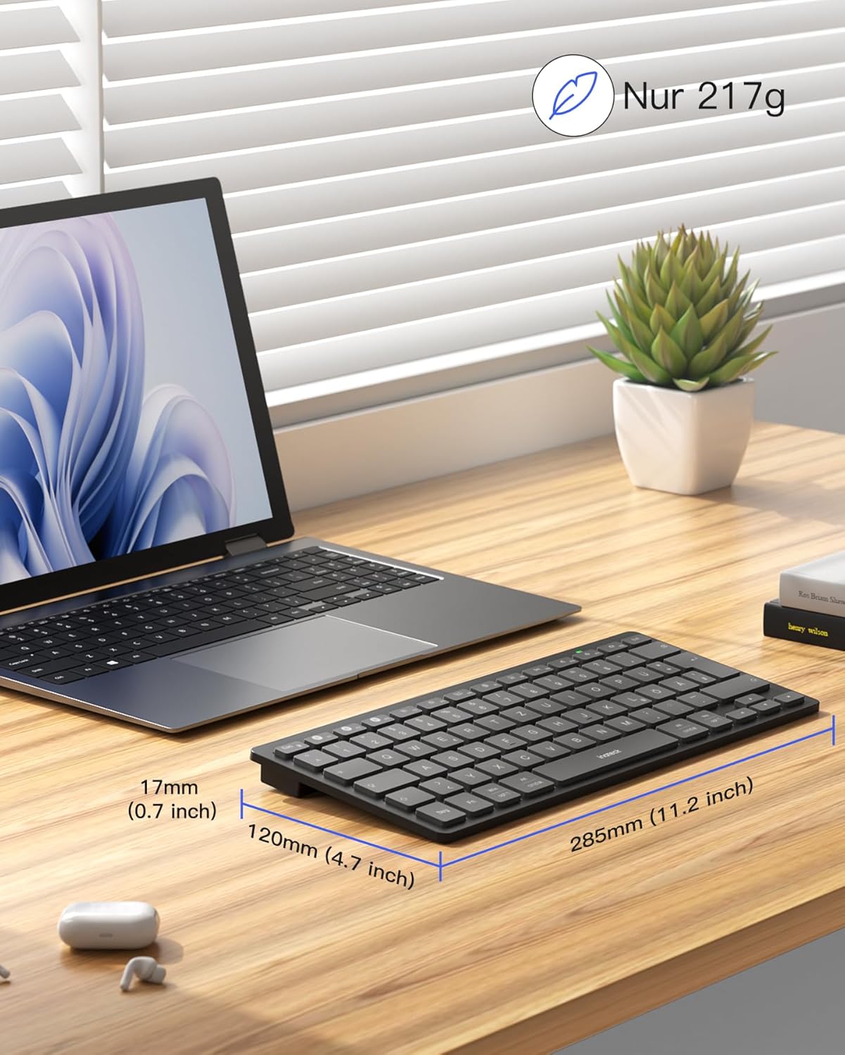 Thumbnail 4 de Inateck KB01003 Kabellose Bluetooth-Tastatur