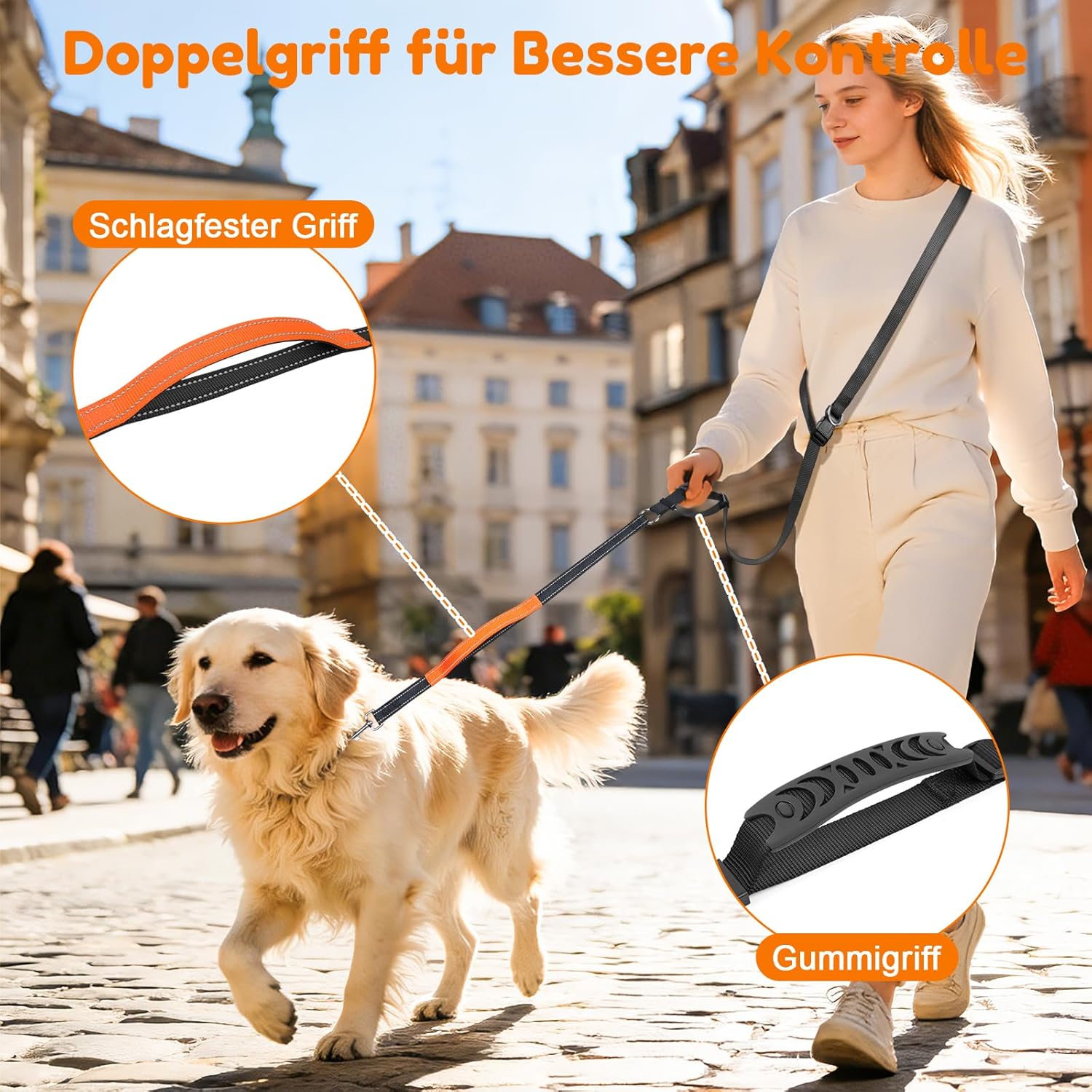Thumbnail 3 de X XBEN Freihandleine Joggen 2,35 m