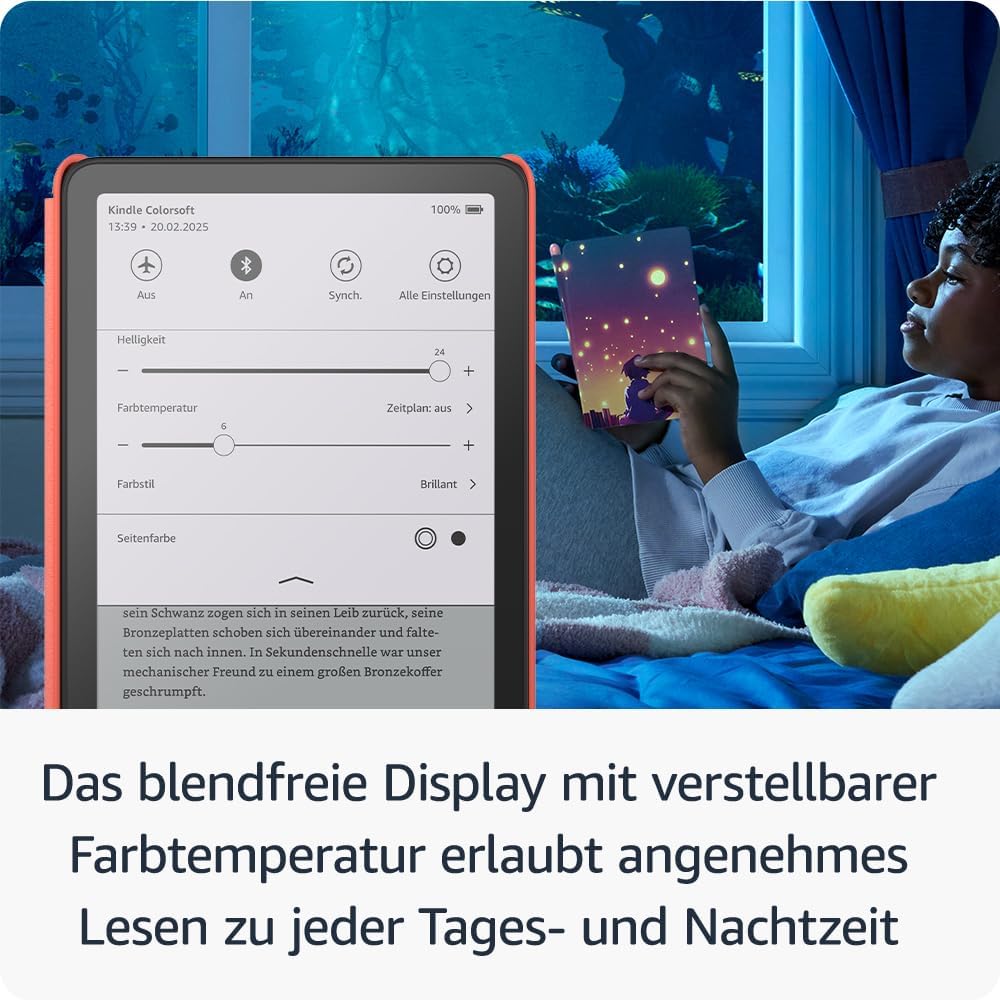 Thumbnail 6 de Amazon Kindle Colorsoft Kids (neueste Generation) mit Hülle – 16 GB, Sternenzeit
