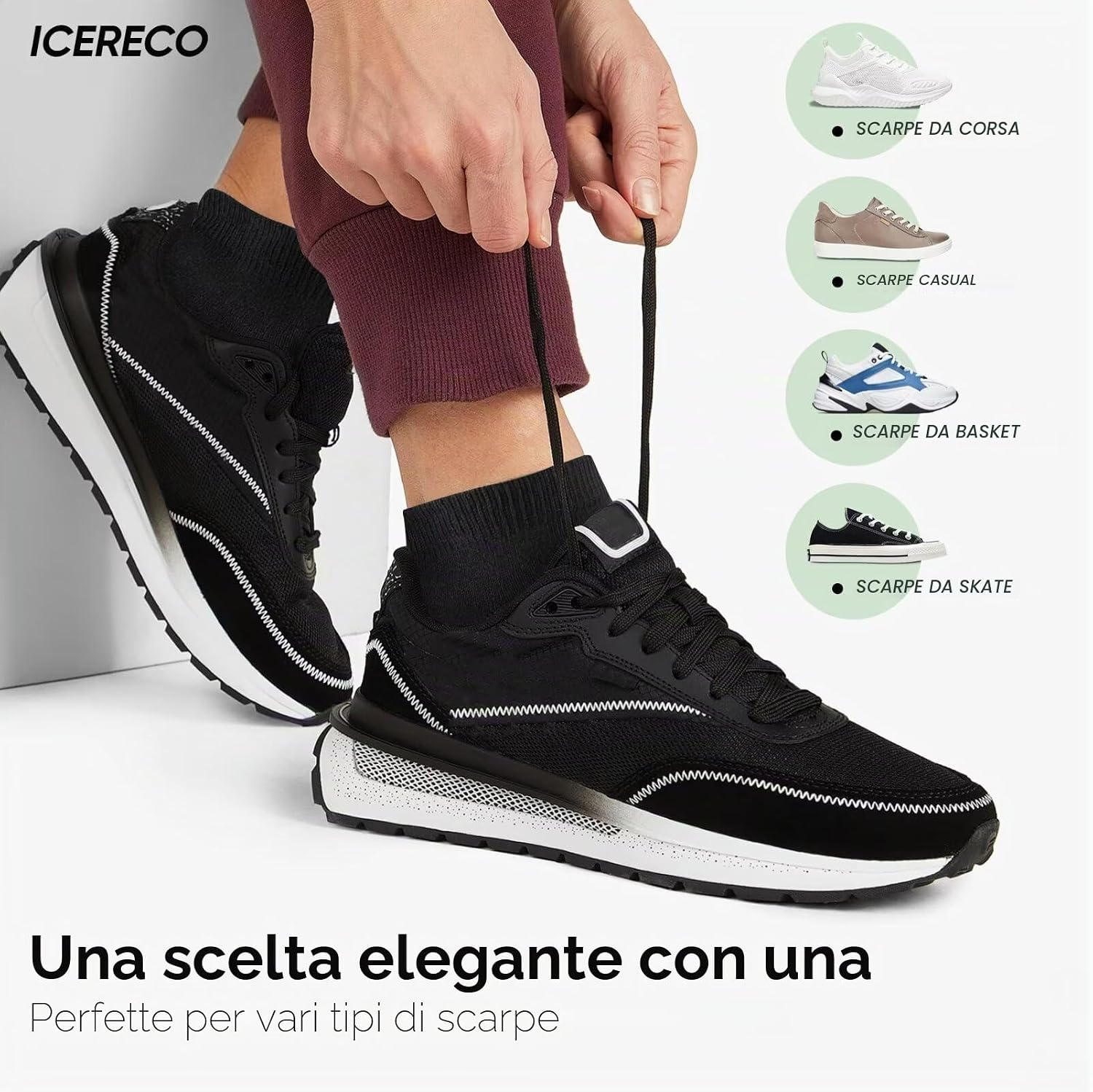 Thumbnail 6 de IceReco Calze Corte Uomo 6 Paia