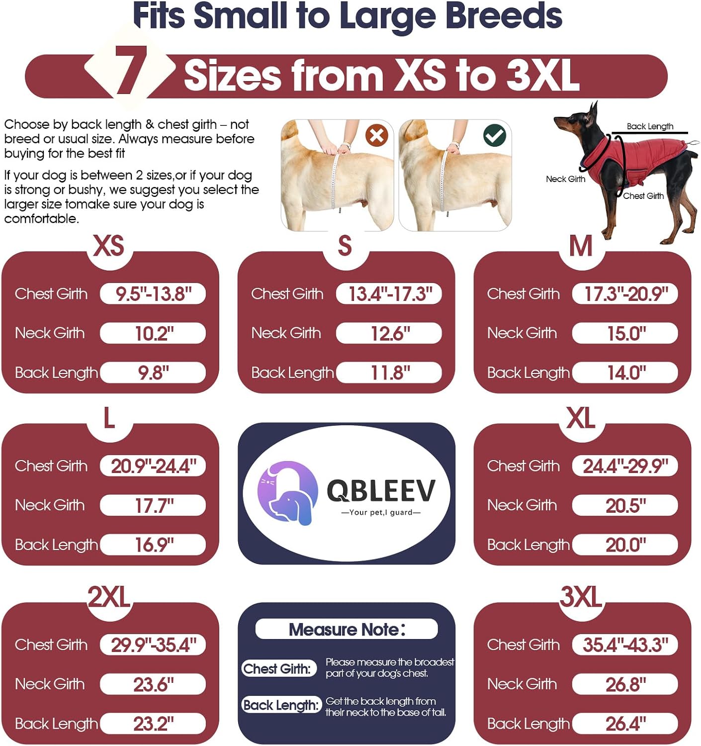 Thumbnail 5 de QBLEEV Dog Jacket, size S