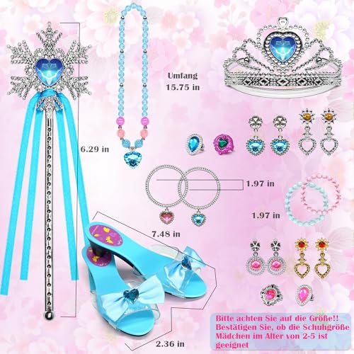 Thumbnail 5 de Zapatos de Princesa para Niñas con Corona y Joyería 👑