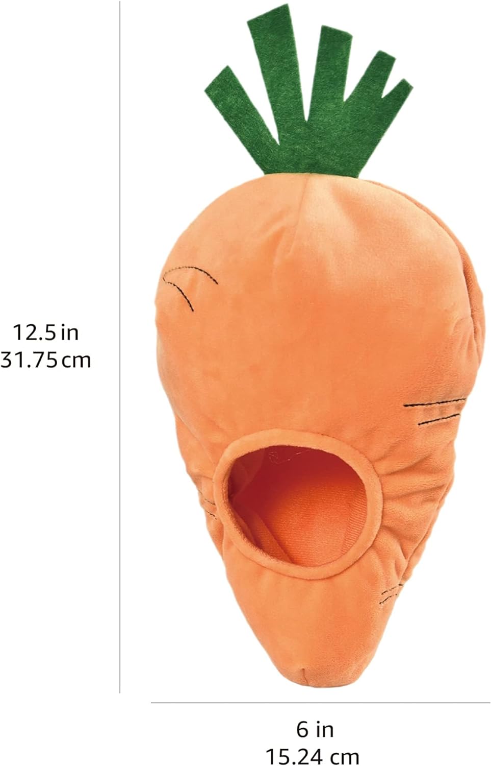 Detalle de Amazon Basics Rabbit and Carrot Puppy/Dog Toys for Hide and Seek – 5 Plush Toys (Orange and White)
