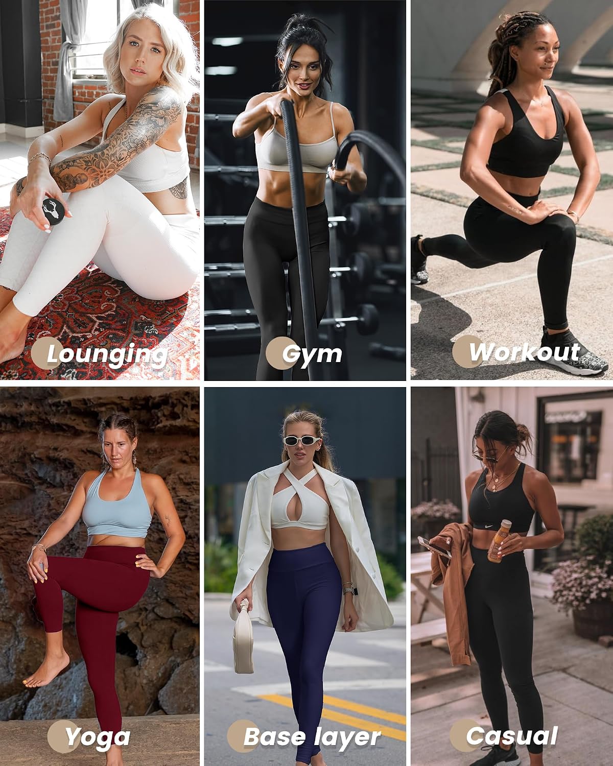 Thumbnail 5 de NexiEpoch Leggings for Women 4-Pack High Waisted