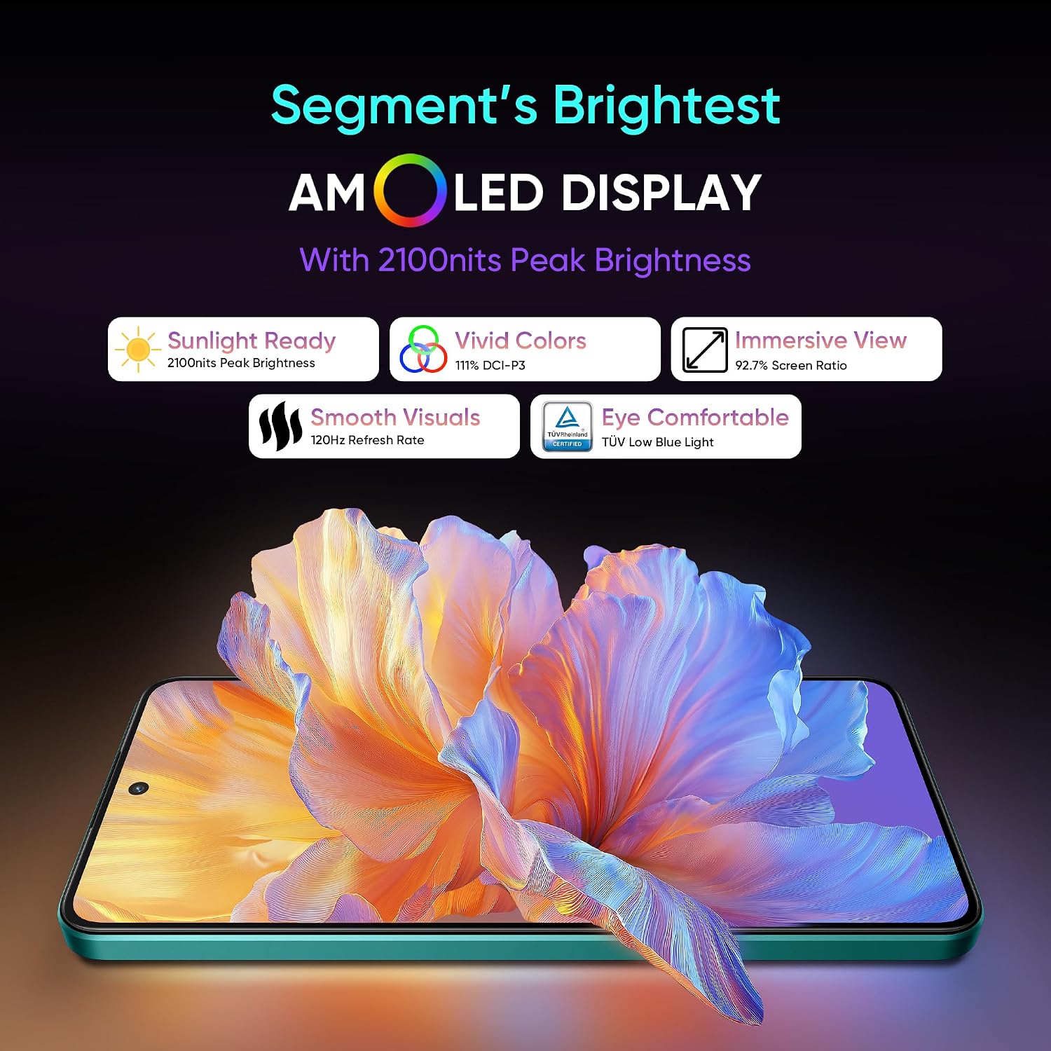 Thumbnail 5 de realme 14T 5G 256GB 8GB Obsidian Black